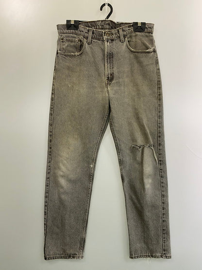 【現状渡し品】【メンズ】 Levi's リーバイス DENIM PANTS 505 80S ボタン裏650 デニム パンツ ジーンズ メンズ ボトムス 158-251214-em-10-min サイズ：W34×L32 カラー：グレー 万代Net店