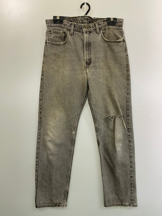【現状渡し品】【メンズ】 Levi's リーバイス DENIM PANTS 505 80S ボタン裏650 デニム パンツ ジーンズ メンズ ボトムス 158-251214-em-10-min サイズ：W34×L32 カラー：グレー 万代Net店
