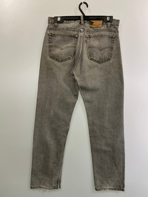 【現状渡し品】【メンズ】 Levi's リーバイス DENIM PANTS 505 80S ボタン裏650 デニム パンツ ジーンズ メンズ ボトムス 158-251214-em-10-min サイズ：W34×L32 カラー：グレー 万代Net店