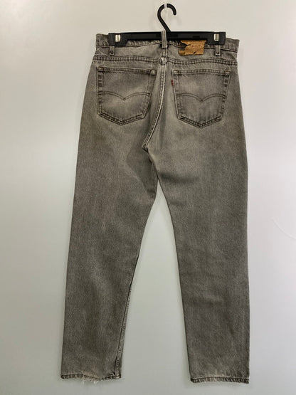 【現状渡し品】【メンズ】 Levi's リーバイス DENIM PANTS 505 80S ボタン裏650 デニム パンツ ジーンズ メンズ ボトムス 158-251214-em-10-min サイズ：W34×L32 カラー：グレー 万代Net店