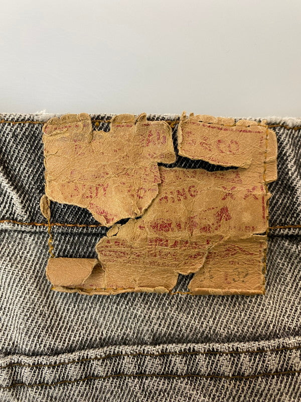 【現状渡し品】【メンズ】 Levi's リーバイス DENIM PANTS 505 80S ボタン裏650 デニム パンツ ジーンズ メンズ ボトムス 158-251214-em-10-min サイズ：W34×L32 カラー：グレー 万代Net店