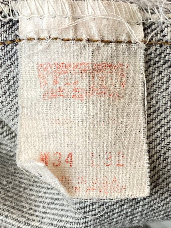 【現状渡し品】【メンズ】 Levi's リーバイス DENIM PANTS 505 80S ボタン裏650 デニム パンツ ジーンズ メンズ ボトムス 158-251214-em-10-min サイズ：W34×L32 カラー：グレー 万代Net店