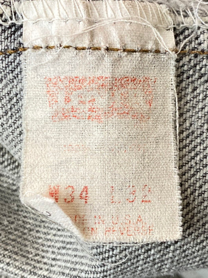 【現状渡し品】【メンズ】 Levi's リーバイス DENIM PANTS 505 80S ボタン裏650 デニム パンツ ジーンズ メンズ ボトムス 158-251214-em-10-min サイズ：W34×L32 カラー：グレー 万代Net店