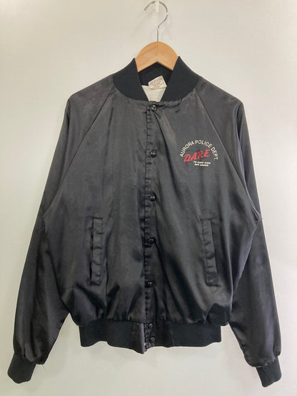 【現状渡し品】【メンズ】 D.A.R.E 90S NYLON STADIUM JACKET ナイロンスタジアムジャケット 146-251116-zi-13-min サイズ：S カラー：ブラック 万代Net店