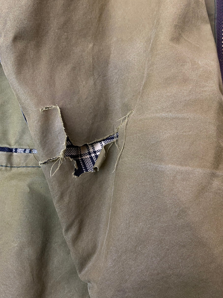 【現状渡し品】【メンズ】 BARBOUR バブアー A100 BEDALE JACKET OLIVE ビデイルジャケット オイルドジャケット コート アウター 144-250825-em-34-min カラー：オリーブ系 万代Net店