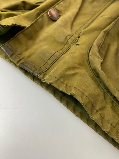 【現状渡し品】【メンズ】 BARBOUR バブアー A100 BEDALE JACKET OLIVE ビデイルジャケット オイルドジャケット コート アウター 144-250825-em-34-min カラー：オリーブ系 万代Net店