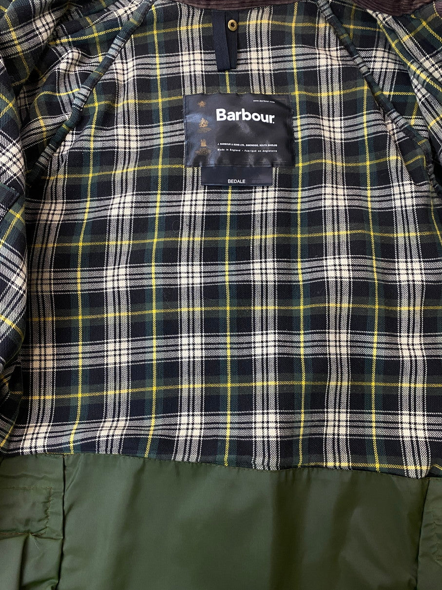 【現状渡し品】【メンズ】 BARBOUR バブアー A100 BEDALE JACKET OLIVE ビデイルジャケット オイルドジャケット コート アウター 144-250825-em-34-min カラー：オリーブ系 万代Net店