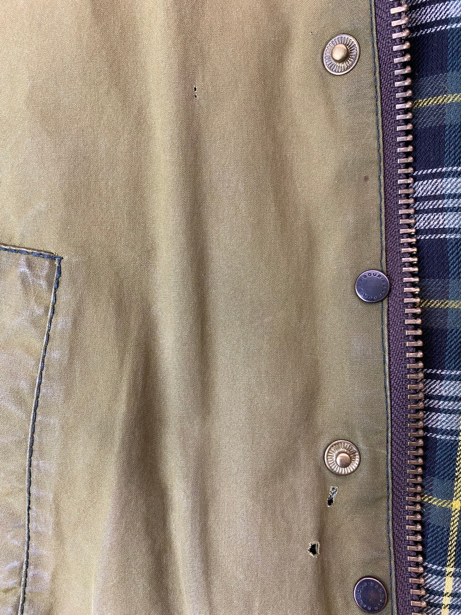 【現状渡し品】【メンズ】 BARBOUR バブアー A100 BEDALE JACKET OLIVE ビデイルジャケット オイルドジャケット コート アウター 144-250825-em-34-min カラー：オリーブ系 万代Net店