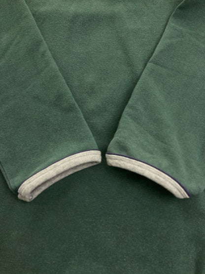 【中古品】【メンズ】 OLD GAP オールドギャップ SWEAT POLO SHIRT スウェット ポロシャツ ロングスリーブ 146-251122-AS-27-min サイズ：XS カラー：グリーン 万代Net店