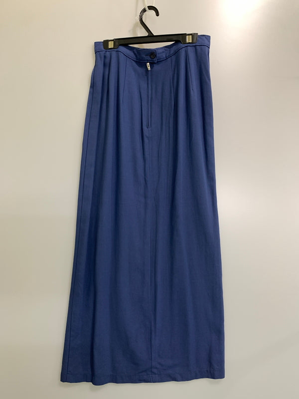 【中古品】【レディース】 VINTAGE ヴィンテージ 70S～ FRONT BUTTON SKIRT フロント ボタン スカート ボトムス ロングスカート 171-260812-hu-07-min サイズ：サイズ不明 カラー：ブルー 万代Net店