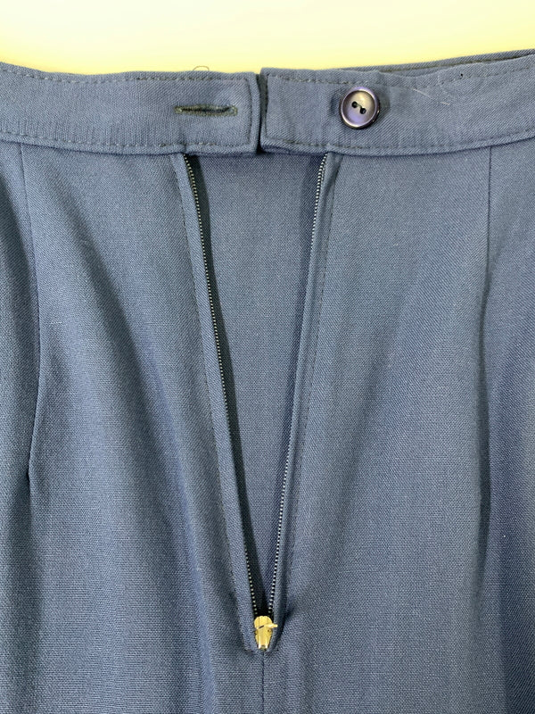 【中古品】【レディース】 VINTAGE ヴィンテージ 70S～ FRONT BUTTON SKIRT フロント ボタン スカート ボトムス ロングスカート 171-260812-hu-07-min サイズ：サイズ不明 カラー：ブルー 万代Net店