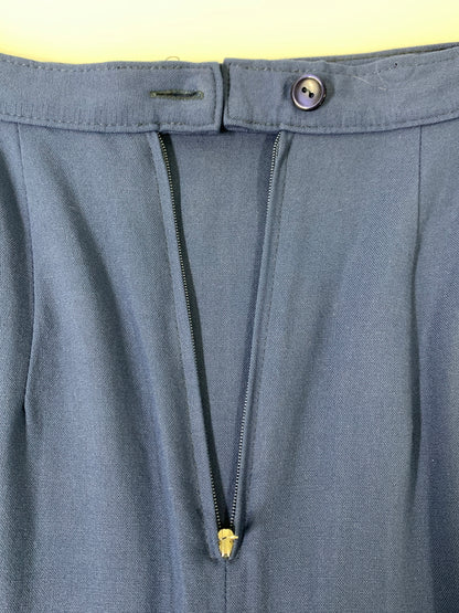 【中古品】【レディース】 VINTAGE ヴィンテージ 70S～ FRONT BUTTON SKIRT フロント ボタン スカート ボトムス ロングスカート 171-260812-hu-07-min サイズ：サイズ不明 カラー：ブルー 万代Net店