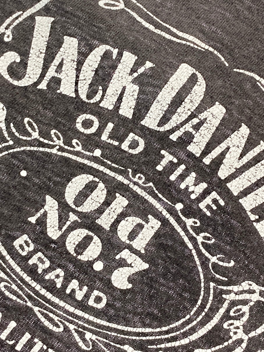 【現状渡し品】【メンズ】 JACK DANIELS ジャックダニエル 70-80S TEE Tシャツ トップス 146-250816-ks-23-min サイズ：不明 カラー：グレー 万代Net店