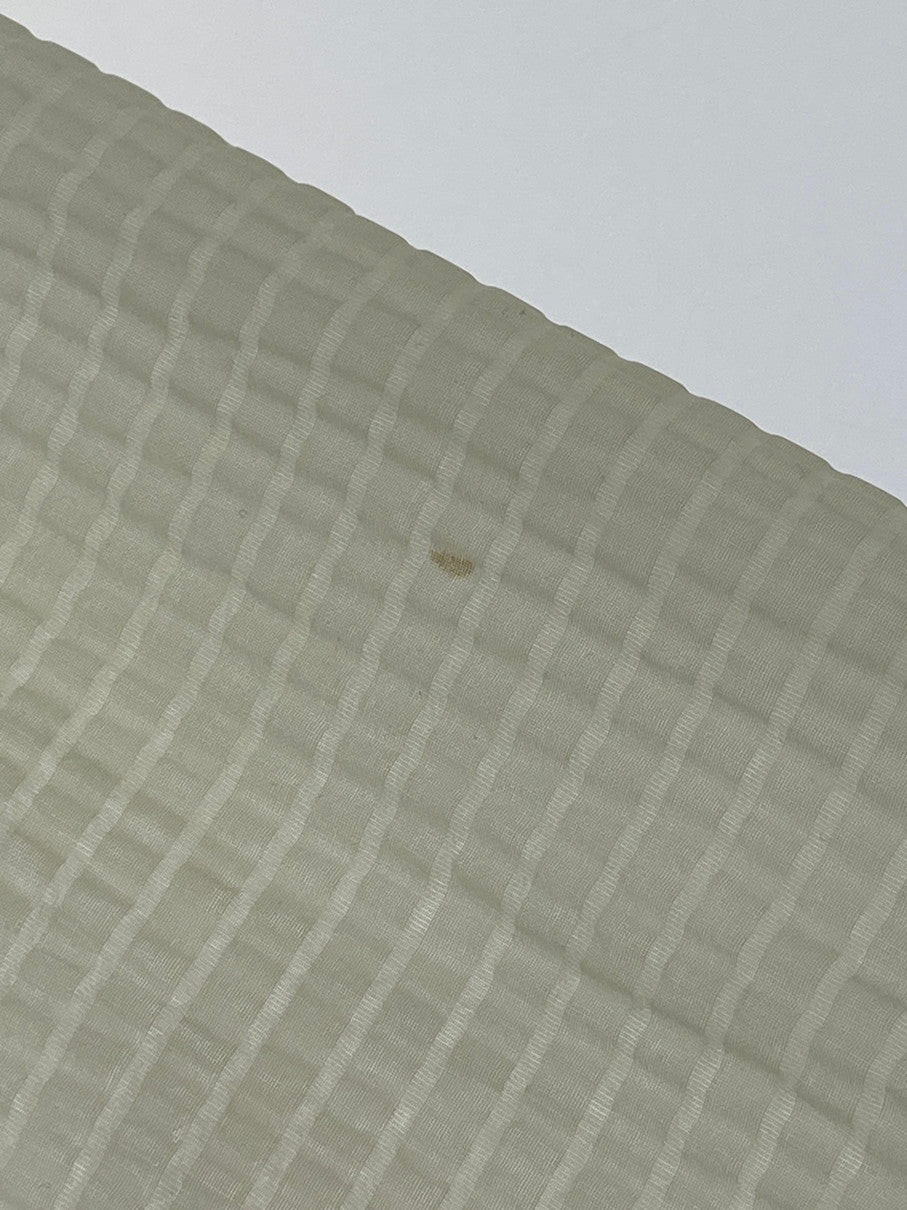 【現状渡し品】【メンズ】 ARROW アロー 50-60S NYLON WAFFLE SHIRT ナイロンワッフルシャツ 146-250816-ks-08-min サイズ：M カラー：オフホワイト 万代Net店