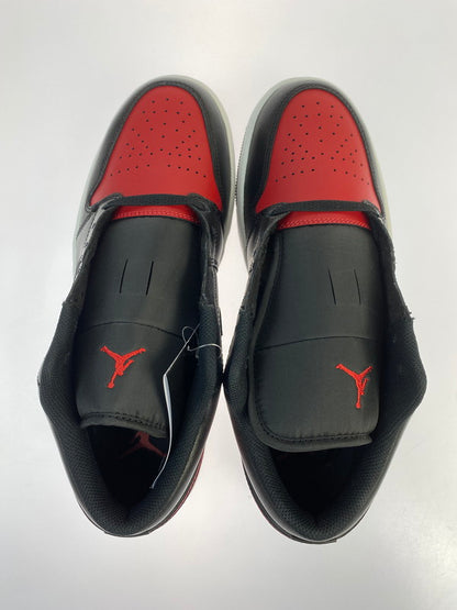 【中古美品】【メンズ】 NIKE ナイキ 553558-067 AIR JORDAN 1 LOW 靴 シューズ スニーカー SNEAKERS 160-250820-ks-16-min サイズ：28cm カラー：BLACK/VARSITY‐RED‐SUMMIT WHITE 万代Net店