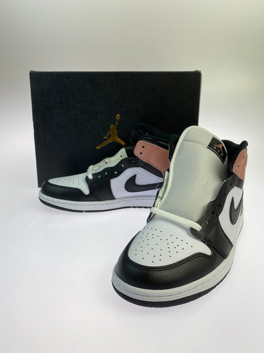 【中古美品】【メンズ】 NIKE ナイキ DQ8426-100 AIR JORDAN 1 MID 靴 シューズ スニーカー SNEAKERS 160-250820-ks-15-min サイズ：28cm カラー：WHITE/BLACK‐RUST PINK 万代Net店