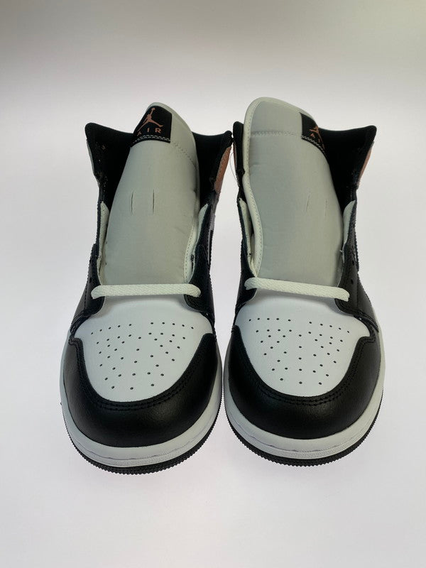 【中古美品】【メンズ】 NIKE ナイキ DQ8426-100 AIR JORDAN 1 MID 靴 シューズ スニーカー SNEAKERS 160-250820-ks-15-min サイズ：28cm カラー：WHITE/BLACK‐RUST PINK 万代Net店