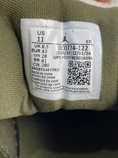 【中古美品】【メンズ】 NIKE ナイキ DC0774-122 WOMEN'S AIR JORDAN 1 LOW 靴 シューズ スニーカー SNEAKERS 160-250820-ks-20-min サイズ：28cm カラー：SAIL/MEDIUM OLIVE‐COCONUT MILK 万代Net店