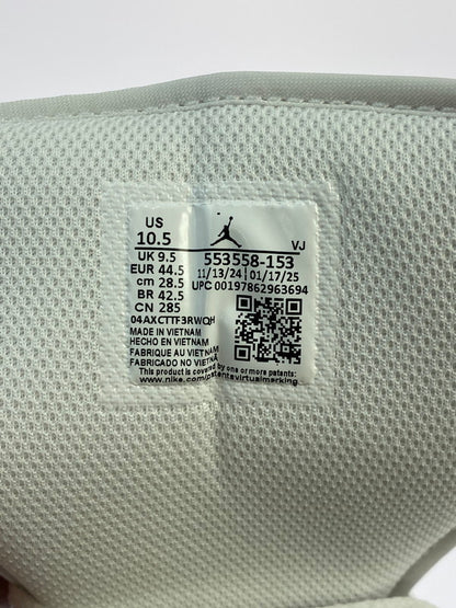 【中古美品】【メンズ】 NIKE ナイキ 553558-153 AIR JORDAN 1 LOW 靴 シューズ スニーカー SNEAKERS 160-250820-ks-17-min サイズ：28.5cm カラー：SUMMIT WHITE/OFF NOIR‐RATTAN 万代Net店