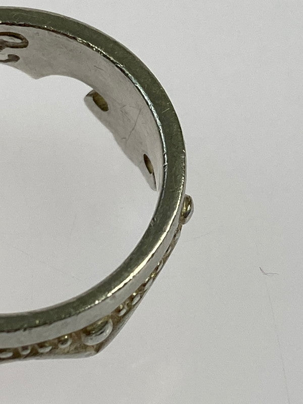 【中古品】【メンズ】 A&G エーアンドジー クラウンリング 指輪 アクセサリー 192-250824-AS-13-min サイズ：21号 カラー：シルバー 万代Net店