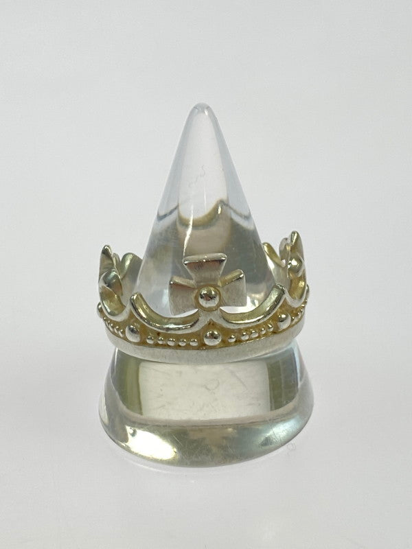 【中古品】【メンズ】 A&G エーアンドジー クラウンリング 指輪 アクセサリー 192-250824-AS-13-min サイズ：21号 カラー：シルバー 万代Net店