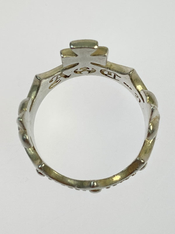 中古品】【メンズ】 A&G エーアンドジー クラウンリング 指輪