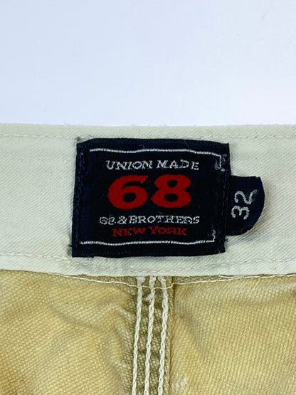 【中古品】【メンズ】 68&brothers シックスティエイトアンドブラザーズ DOUBLE KNEE WORK PANTS ダブルニー ワークパンツ メンズ ボトムス 153-260410-KS-23-min サイズ：32 カラー：ベージュ 万代Net店