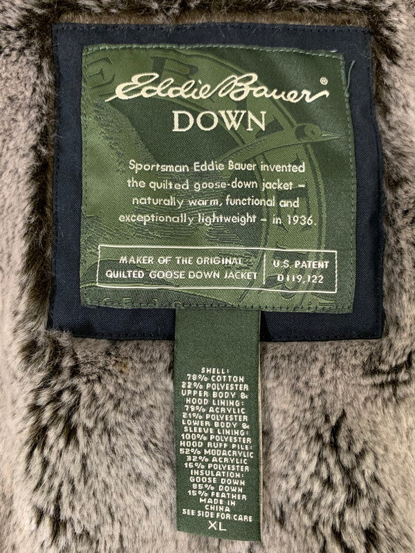 【現状渡し品】【メンズ】 Eddie Bauer エディー・バウアー DOWN JACKET ダウンジャケット アウター 144-250821-yn-09-min サイズ：XL カラー：ブラック 万代Net店