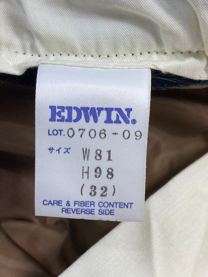 【中古品】【メンズ】 EDWIN エドウィン 90S CHECK PANTS 0706-09 90年代 チェック パンツ ボトムス 158-260410-jt-22-min サイズ：W81 32 カラー：レッド/ネイビー チェック柄 万代Net店