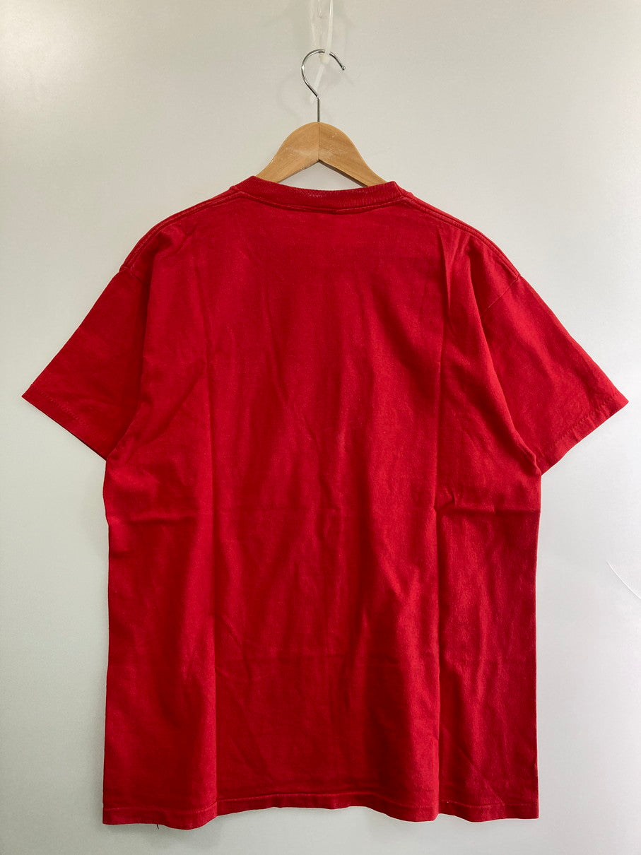 【中古品】【メンズ】 CHICAGO BULLS シカゴ・ブルズ 90S PRINT T-SHIRT Tシャツ トップス 146-250816-ks-22-min サイズ：L カラー：レッド 万代Net店