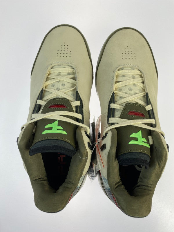 【中古美品】【メンズ】 NIKE ナイキ ×FAZE CLAN HF0716-200 LEBRON NXXT GEN AMPD FAZE EP 靴 シューズ スニーカー SNEAKERS 160-250820-ks-19-min サイズ：28.5cm カラー：LIGHT CREAM/BLACK‐MEDIUM OLIVE 万代Net店