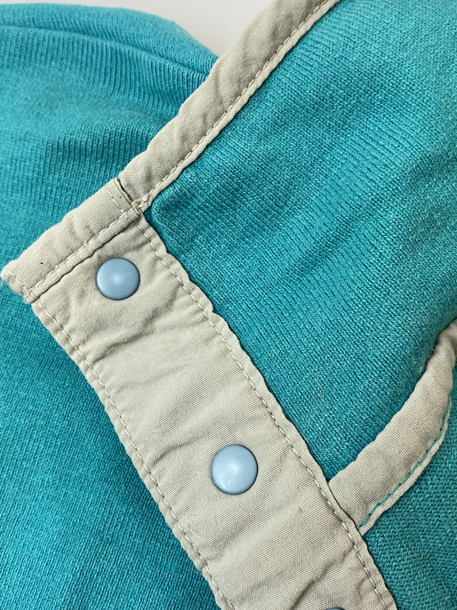 【中古品】【メンズ】 L.L.Bean エルエルビーン 80S RUGGER SHIRT ラガーシャツ ロングスリーブ ハーフボタン 144-250827-AS-33-min サイズ：M カラー：グリーン 万代Net店
