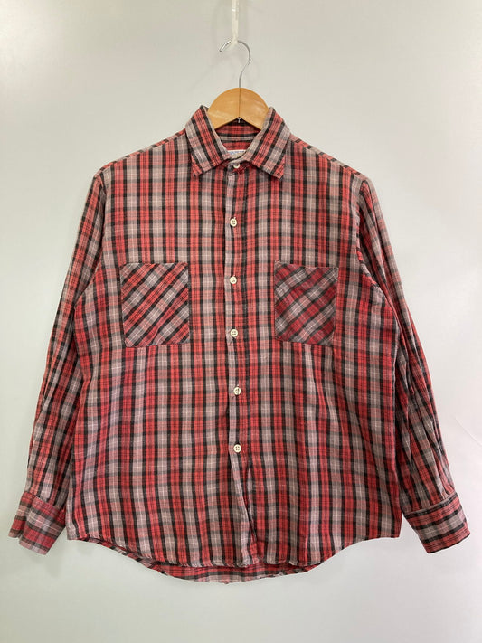 【中古品】【メンズ】 BIG MAC ビッグマック 70S COTTON SHIRT コットンシャツ トップス 146-250816-ks-18-min サイズ：M 万代Net店