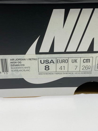 【中古品】【メンズ】 NIKE ナイキ DZ5485-010 AIR JORDAN 1 RETRO HIGH OG 靴 シューズ スニーカー SNEAKERS 160-250820-ks-07-min サイズ：26cm カラー：BLACK/WHITE‐WHITE 万代Net店