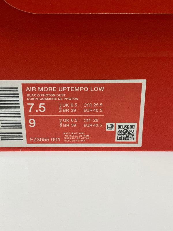 【中古品】【メンズ】 NIKE ナイキ FZ3055-001 AIR MORE UPTEMPO LOW 靴 シューズ スニーカー SNEAKERS 160-250820-ks-04-min サイズ：25.5cm カラー：BLACK/PHOTON DUST 万代Net店