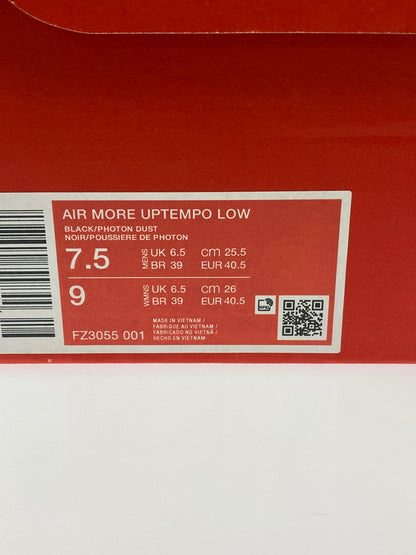 【中古品】【メンズ】 NIKE ナイキ FZ3055-001 AIR MORE UPTEMPO LOW 靴 シューズ スニーカー SNEAKERS 160-250820-ks-04-min サイズ：25.5cm カラー：BLACK/PHOTON DUST 万代Net店