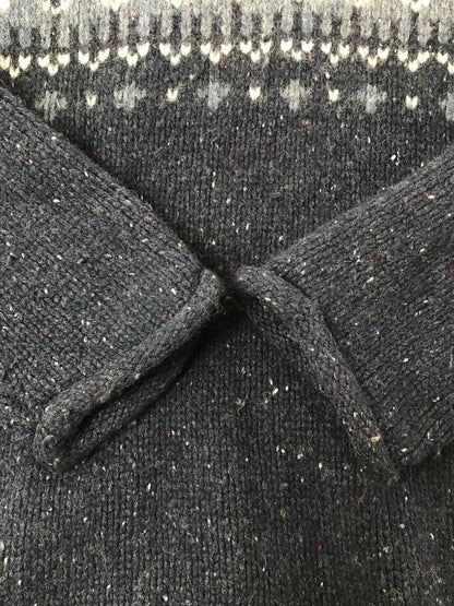 【現状渡し品】【メンズ】 L.L.BEAN エルエルビーン 80's WOOL KNIT 80r年代 ウール ニット トップス ヴィンテージ 144-260820-rt-34-tag カラー：ネイビー 万代Net店