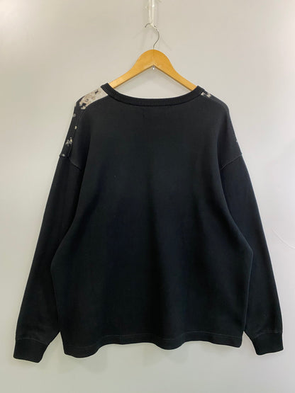 【中古品】【メンズ】 REVERVE リバーブ RV21S005 21SS LS PHOTO KNIT ロングスリーブ フォト ニット 140-250827-AS-21-min サイズ：FREE カラー：ブラック/ホワイト 万代Net店