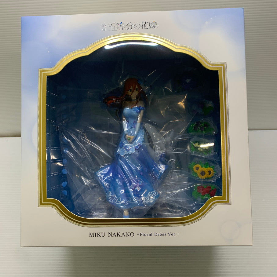 【中古品】 SHIBUYA SCRAMBLE FIGURE 中野三玖 -Floral Dress Ver.- 映画 五等分の花嫁 1/7スケール フィギュア 053-260203-em-11-min 万代Net店