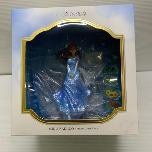 【中古品】 SHIBUYA SCRAMBLE FIGURE 中野三玖 -Floral Dress Ver.- 映画 五等分の花嫁 1/7スケール フィギュア 053-260203-em-11-min 万代Net店