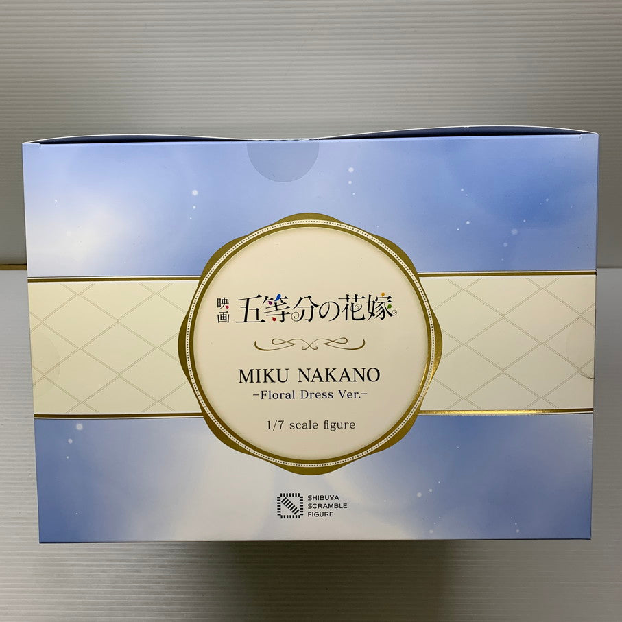 【中古品】 SHIBUYA SCRAMBLE FIGURE 中野三玖 -Floral Dress Ver.- 映画 五等分の花嫁 1/7スケール フィギュア 053-260203-em-11-min 万代Net店