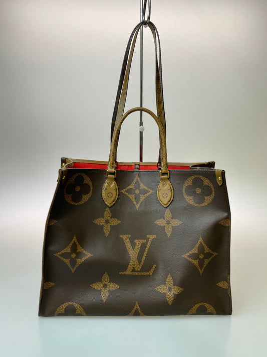 【中古品】【メンズ/レディース】 LOUIS VUITTON ルイ・ヴィトン モノグラム ジャイアント リバース オンザゴーGM M45320 ショルダー バッグ RFID確認済 179-250822-em-29-min カラー：ブラウン系（モノグラム） 万代Net店