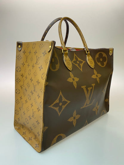 【中古品】【メンズ/レディース】 LOUIS VUITTON ルイ・ヴィトン モノグラム ジャイアント リバース オンザゴーGM M45320 ショルダー バッグ RFID確認済 179-250822-em-29-min カラー：ブラウン系（モノグラム） 万代Net店