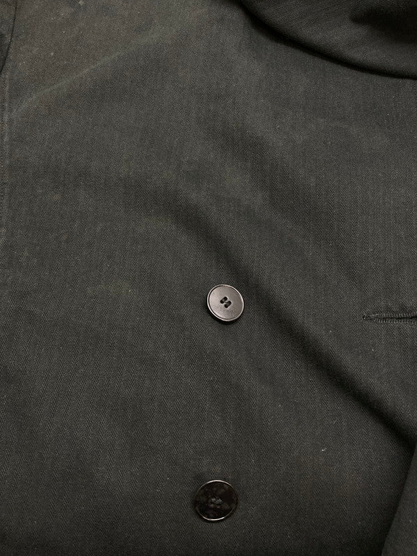 【中古品】【メンズ】 AGNES B HOMME アニエスベーオム COTTON DOUBLE JACKET コットン ダブル ジャケット アウター 141-250819-jt-07-min サイズ：50 カラー：ブラック 万代Net店