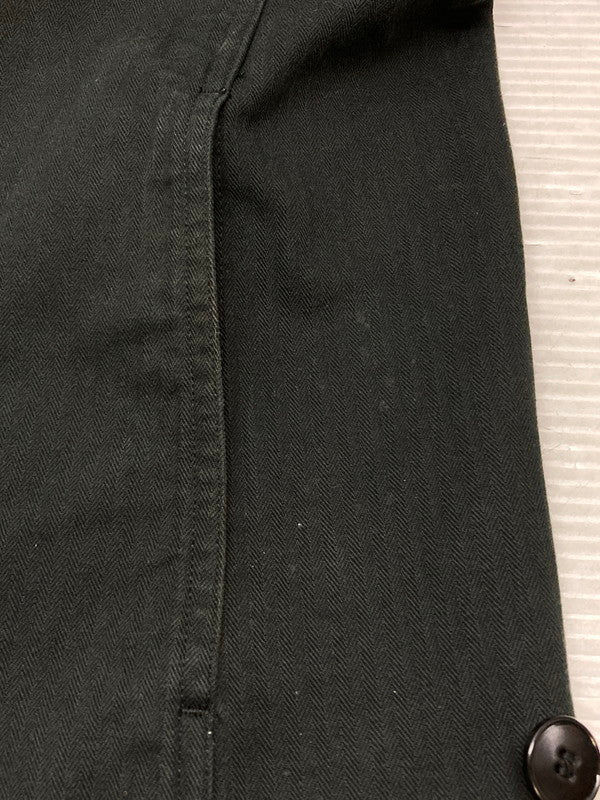 【中古品】【メンズ】 AGNES B HOMME アニエスベーオム COTTON DOUBLE JACKET コットン ダブル ジャケット アウター 141-250819-jt-07-min サイズ：50 カラー：ブラック 万代Net店