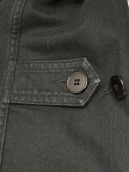 【中古品】【メンズ】 AGNES B HOMME アニエスベーオム COTTON DOUBLE JACKET コットン ダブル ジャケット アウター 141-250819-jt-07-min サイズ：50 カラー：ブラック 万代Net店