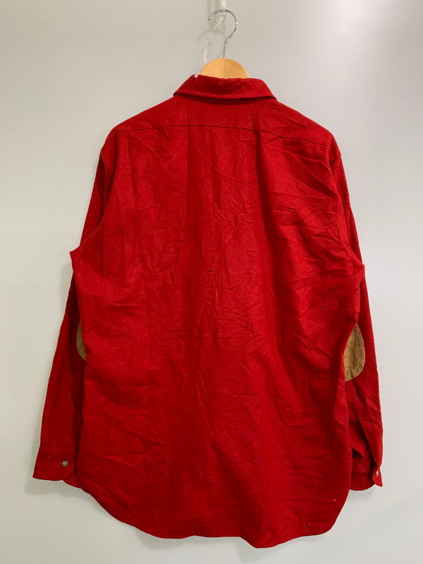 【現状渡し品】【メンズ】 PENDLETON ペンドルトン 70's WOOL L/S SHIRT 70年代 ウール ロングスリーブシャツ 長袖シャツ トップス 146-250828-yn-20-min サイズ：L カラー：レッド 万代Net店