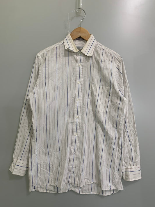 【現状渡し品】【メンズ】 Christian Dior クリスチャンディオール 90's STRIPE L/S SHIRT 90年代 ストライプ ロングスリーブ シャツ 長袖シャツ トップス 146-250828-yn-23-min カラー：ホワイト 万代Net店