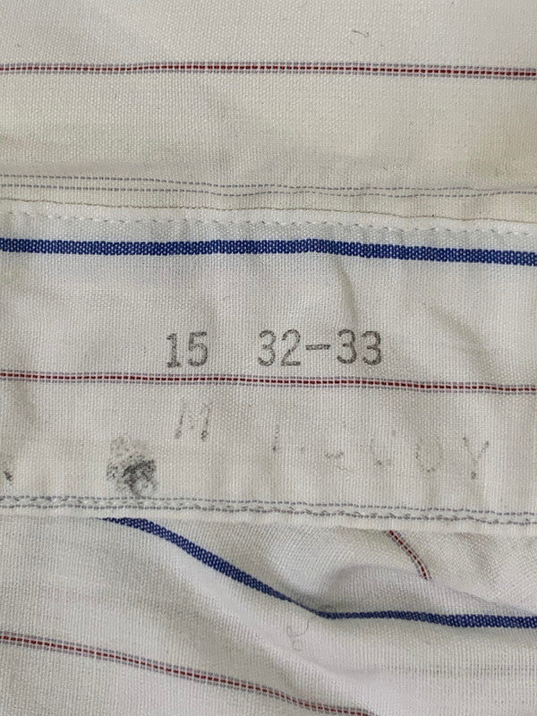 【現状渡し品】【メンズ】 Christian Dior クリスチャンディオール 90's STRIPE L/S SHIRT 90年代 ストライプ ロングスリーブ シャツ 長袖シャツ トップス 146-250828-yn-23-min カラー：ホワイト 万代Net店