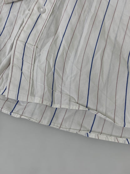 【現状渡し品】【メンズ】 Christian Dior クリスチャンディオール 90's STRIPE L/S SHIRT 90年代 ストライプ ロングスリーブ シャツ 長袖シャツ トップス 146-250828-yn-23-min カラー：ホワイト 万代Net店